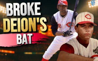 Deion Sanders Gave Me His Bat… I Broke It!